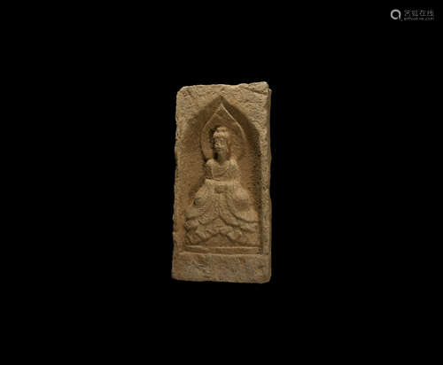 Chinese Northern Wei Buddha Temple Brick