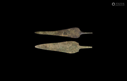 Western Asiatic Luristan Dagger Blade Group