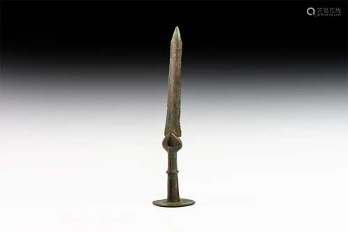 Western Asiatic Luristan Dagger with Disc Pommel