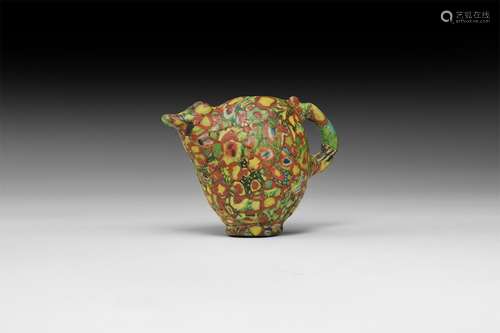 Islamic Mosaic Glass Miniature Jug