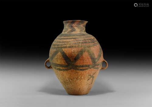 Chinese Neolithic Painted Jar