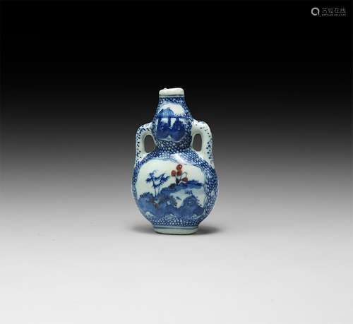 Chinese Glazed Snuff Bottle