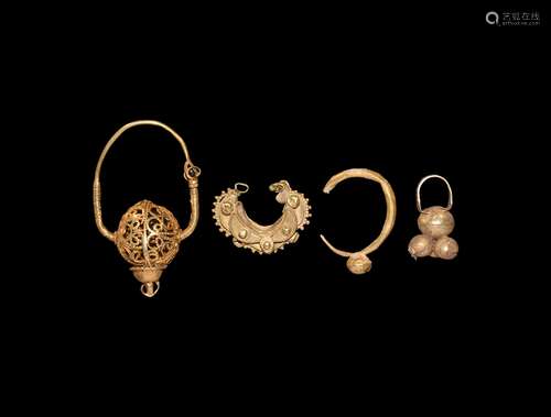 Western Asiatic Gold Earring Group