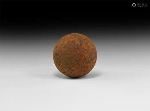 Civil War Iron Cannonball