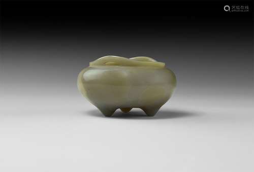 Chinese Agate Incense Burner