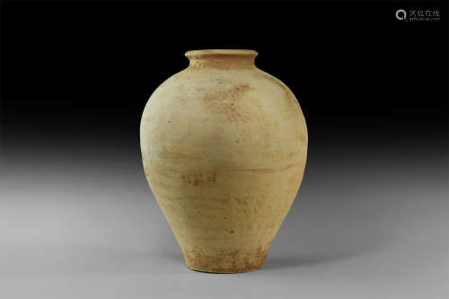 Chinese Tang Whiteware Jar