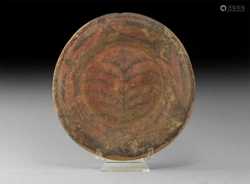 Indus Valley Dish with Tree Design