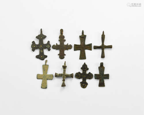 Byzantine Cross Pendant Group