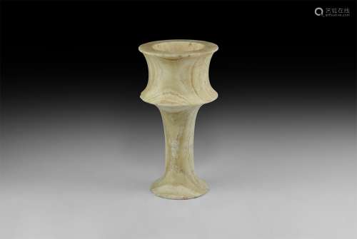 Western Asiatic Alabaster Chalice