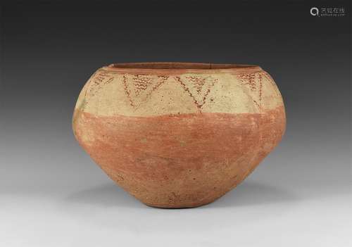 Western Asiatic Bichrome Storage Vessel