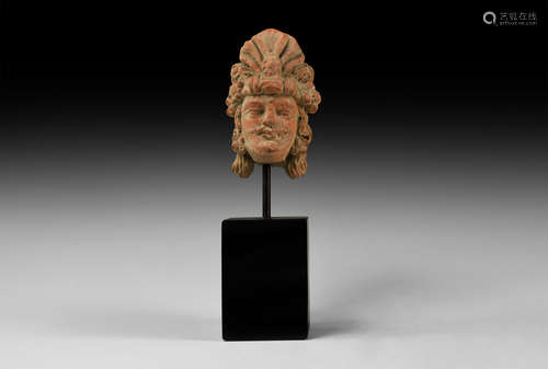 Gandharan Terracotta Head