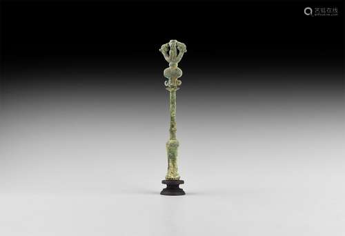 Western Asiatic Luristan Master of Animals Sceptre Finial