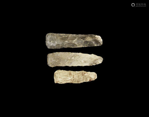 Stone Age Polished Axehead Group