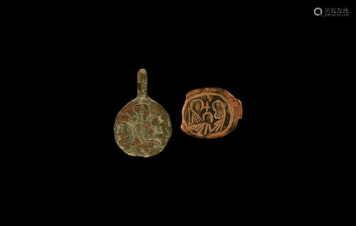 Byzantine Pendant and Bezel Group