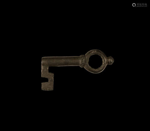 Medieval Decorated Casket Key