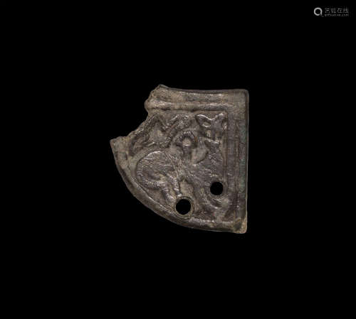 Anglo-Saxon Book Mount with Beast