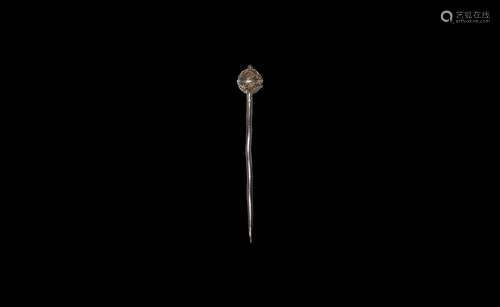 Post Medieval Gilt Filigree Pin