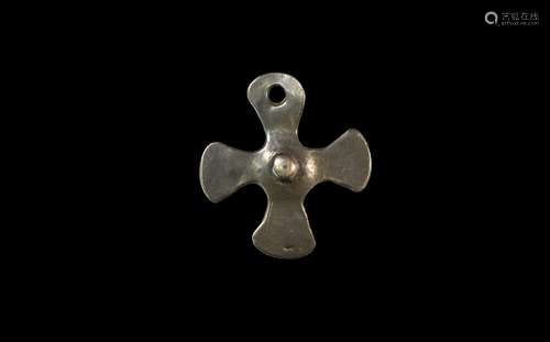 Byzantine Inscribed Pendant Cross