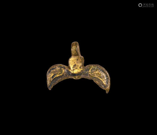 Norman Gilt Horse Harness Pendant