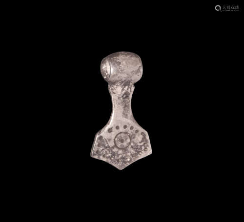 Viking Silver Hammer Pendant