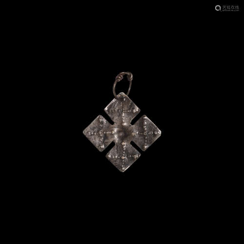 Viking Silver Cross Crosslet Pendant