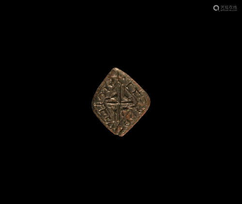 Medieval Lozenge-Shaped Secret Seal Matrix