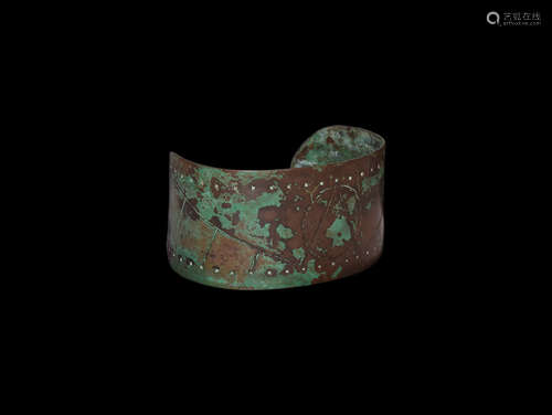 Viking Stamped and Incised Bracelet