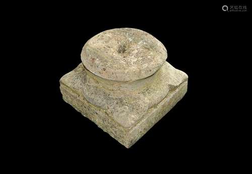 Post Medieval Limestone Pillar Base