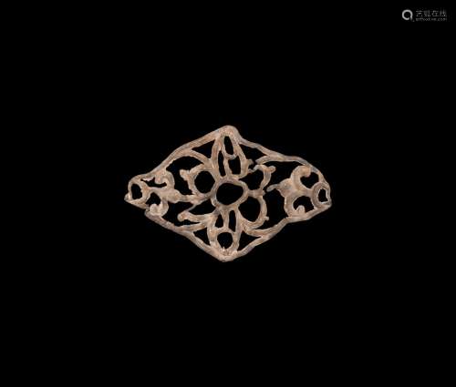 Medieval Openwork Tracery Mount
