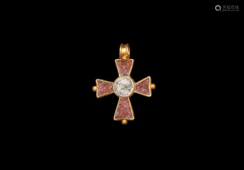 Post Medieval Gold Cross Pendant