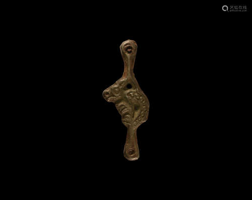 Viking Horse Bit with Ringerike Beast