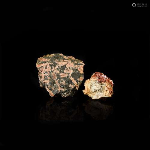 Natural History - Luxullianite and Vanadinite Mineral Specimens