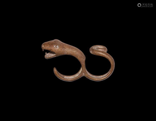 Post Medieval Snake Double Ring