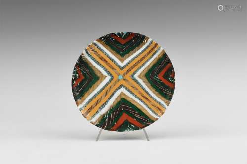 Grand Tour Marbled Glass Dish
