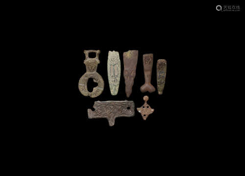 Anglo-Saxon and Later Strap End and Clasp Collection