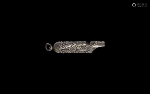 Post Medieval Silver Hawking Whistle