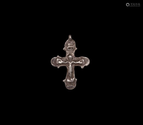 Post Medieval Silver Cross Pendant