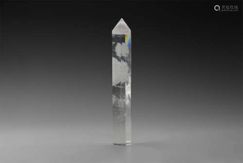 Natural History - Large Quartz Point with Cloudy Inclusions
