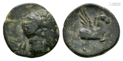 Celtic Iron Age Coins - Catuvellauni - Andoco - Capricorn-Pegasus Bronze