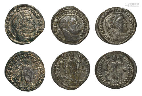 Ancient Roman Imperial Coins - Licinius - Folles Group [3]