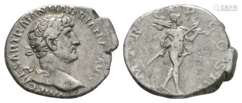 Ancient Roman Imperial Coins - Hadrian - Mars Denarius