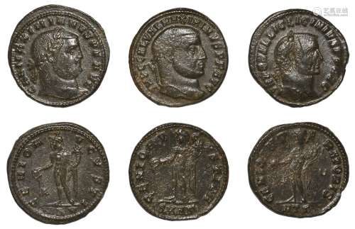 Ancient Roman Imperial Coins - Maximinus II and Licinius - Genius Folles [3]