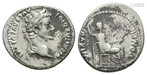 Ancient Roman Imperial Coins - Tiberius - 'Tribute Penny' Denarius