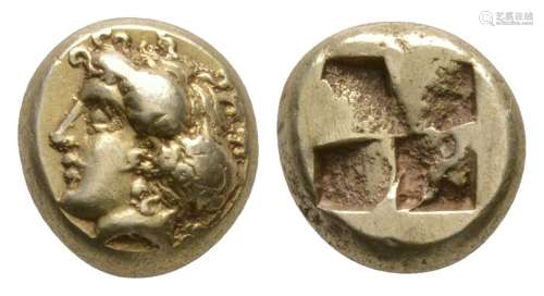 Ancient Greek Coins - Ionia - Phokaia - Portrait Electrum Hekte
