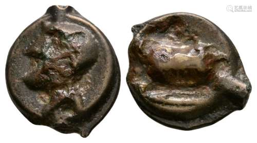 Celtic Iron Age Coins - Cantiaci - Thurrock Potin