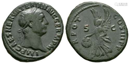 Ancient Roman Imperial Coins - Trajan - Victory As