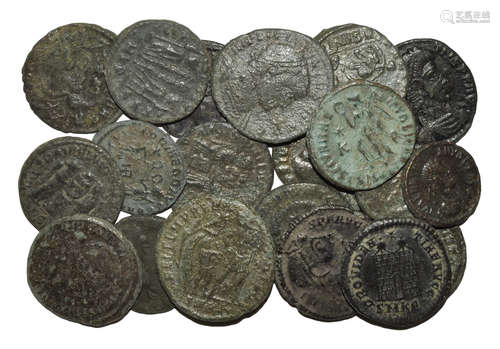 Ancient Roman Imperial Coins - Late Bronzes Group [20]