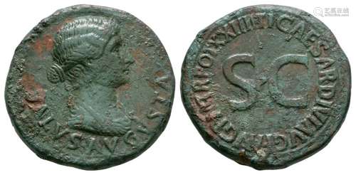 Ancient Roman Imperial Coins - Livia - Salus Dupondius