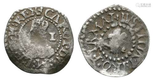 English Medieval Coins - Charles I - Oxford - Penny