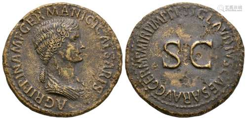 Ancient Roman Imperial Coins - Agrippina Senior (under Claudius) - SC Sestertius